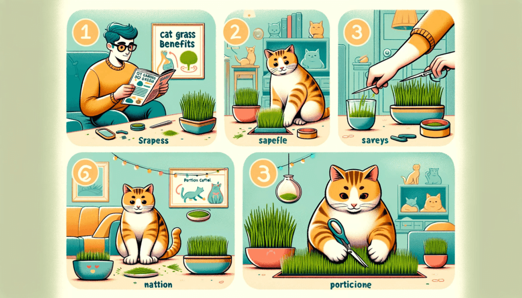 Kako varno vključiti travo v prehrano vaše mačke