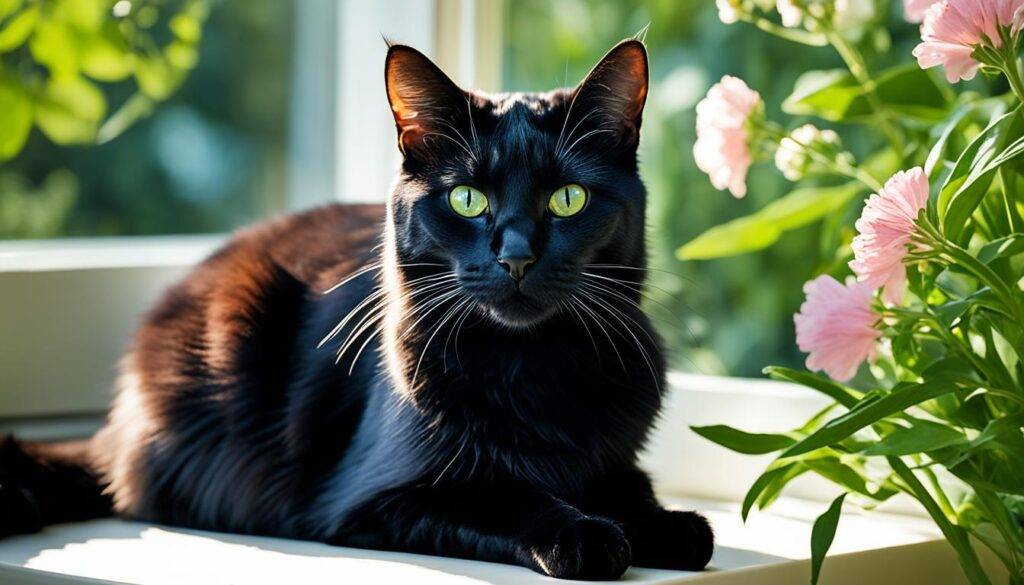 Črna mačka kot simbol sreče Črna mačka kot simbol sreče