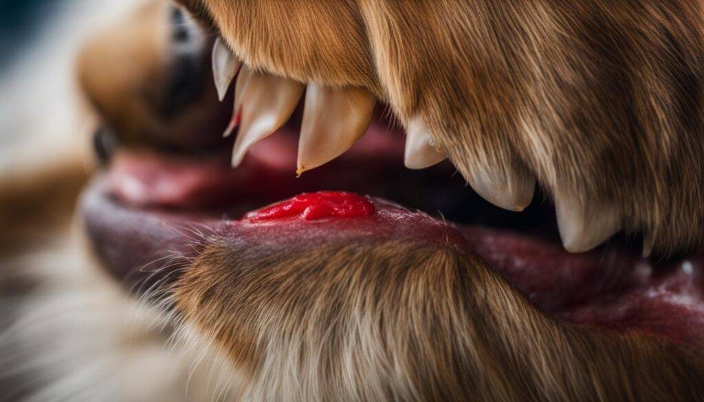 Pes, ki grize svojo tačko