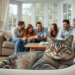 Mačka kot družinski član: kako vključiti mačko v življenje gospodinjstva.